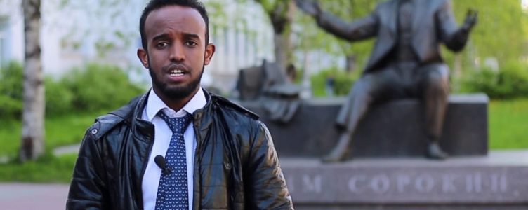 Abdimajid Abdullahi Mohamed reads the poem “Ya vas lubil” (in Russian and English)