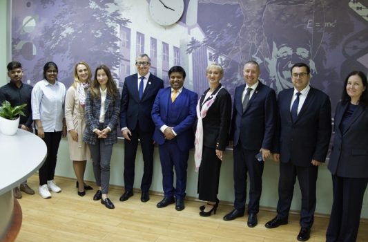 The Consul General of India in St. Petersburg Kumar Gaurav visited the University