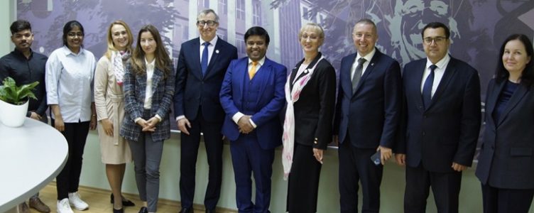 The Consul General of India in St. Petersburg Kumar Gaurav visited the University