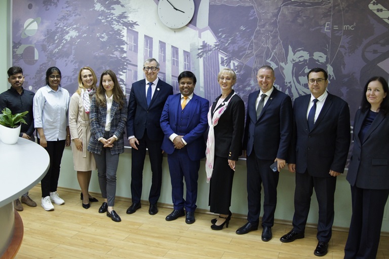 The Consul General of India in St. Petersburg Kumar Gaurav visited the University